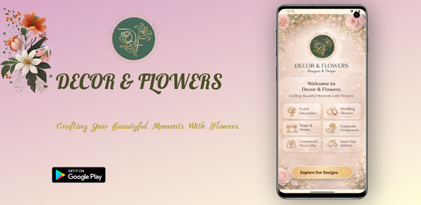 DecorFlowers Client Web App